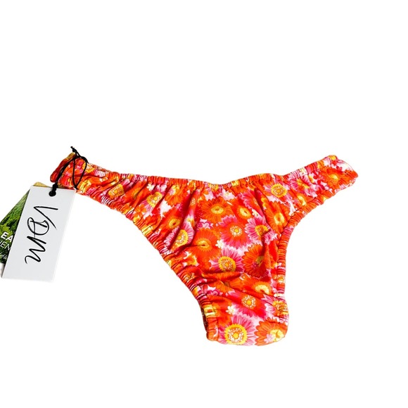 NWT VDM Swim Reversible Bikini in Gingham/Retro Daisy - Picture 7 of 16
